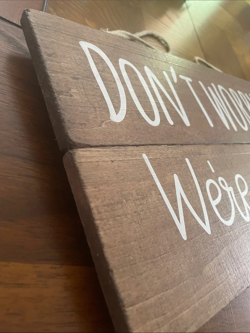 Rustic Wood Sign 